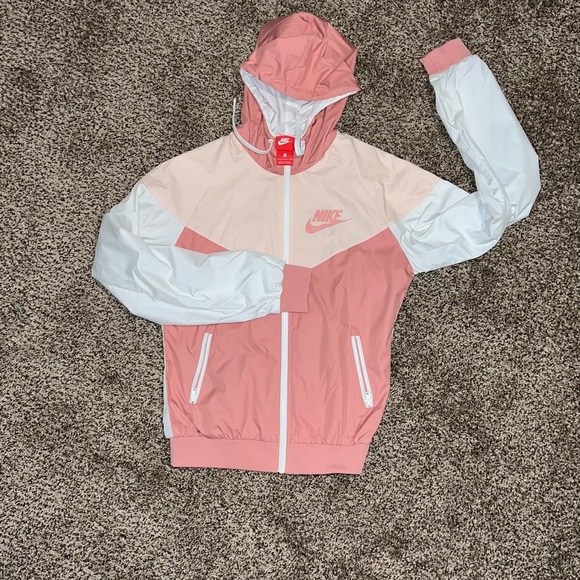 Pink & White Nike Windbreaker Size S - Picture 2 of 5